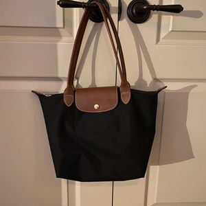 Longchamp small tote, black